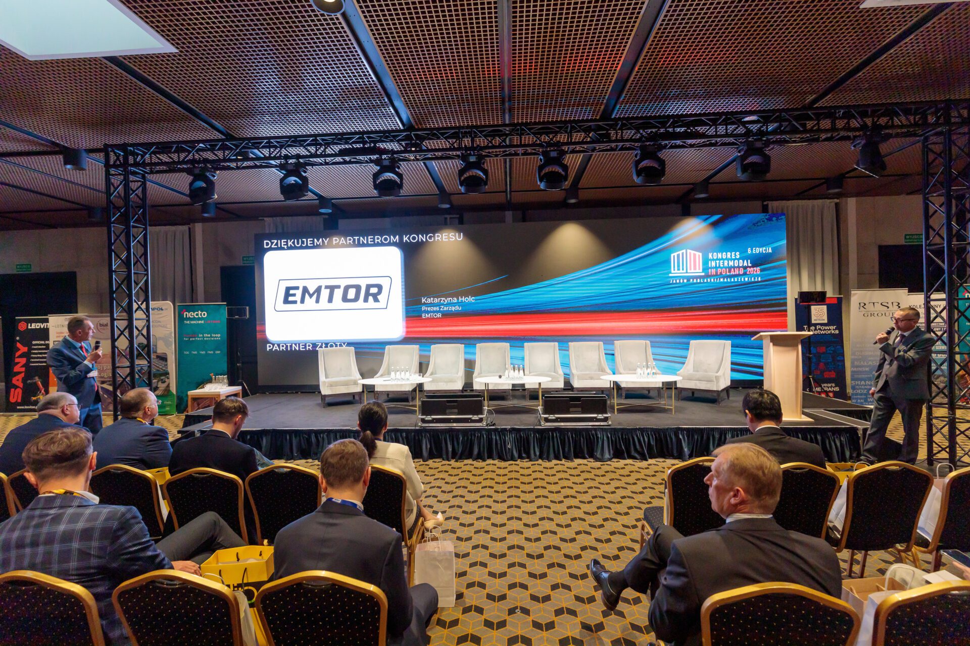 Zesp&oacute;ł Emtor na Kongresie Intermodal in Poland